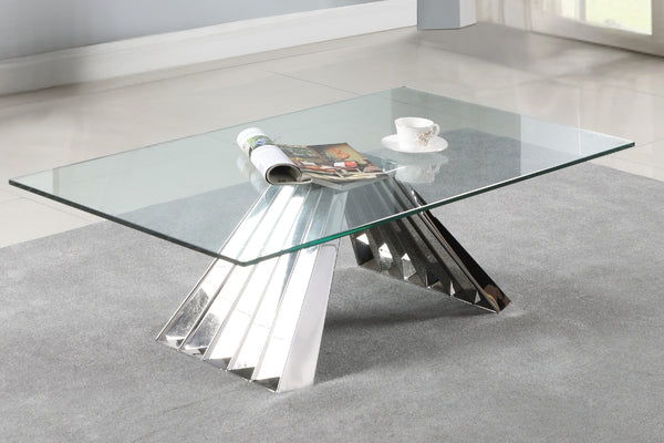 Table basse en verre Dominique de Charles David