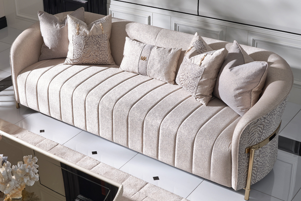 Divan en tissu Lisbon by Michael Amini - Casavogue