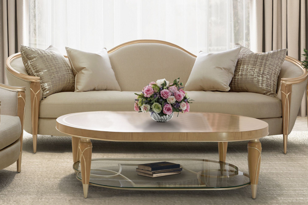 Divan en tissu Villa Cherie by Michael Amini - Casavogue